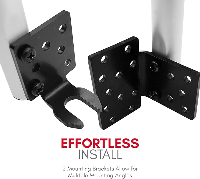 Macally Car Seat Rail Mount - Super Secure Tablet and Phone Holder for Car, Truck, and Any Vehicle - Adjustable Gooseneck iPad Mount - Works With All iPad, iPhone, Tablets