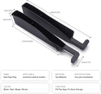 2PCS Car Seat Gap Filler Organizer,Multifunctional Car Gap Fillers with USB and Phone Holder, Universal Car Seat Storage Organizer Between Seats for Phone, Keys, Eyeglasses(Black)