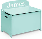 Delta Children Personalized MySize Deluxe Toy Box, Mint