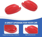 RAZPOY Rearview Mirror Cover Side Mirror Shell Trim Compatible with Chevy Silverado & Suburban & Tahoe & GMC-Yukon & GMC-Sierra & Cadillac Escalade 2007-2013, Red