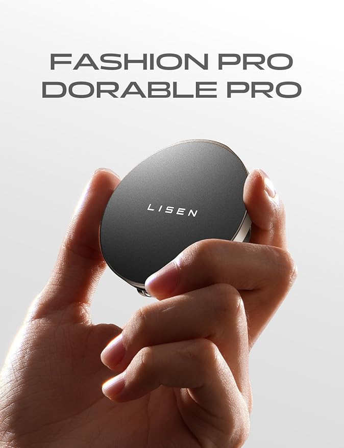 LISEN Magsafe Car Mount Charger, 15W Fast Charging Magnetic Wireless Car Charger [Mini & Fast Charging], 2025 Ultra Magnetic Car Phone Holder Dashboard Gifts for iPhone 17 Pro Max Air 16 15 14,Samsung