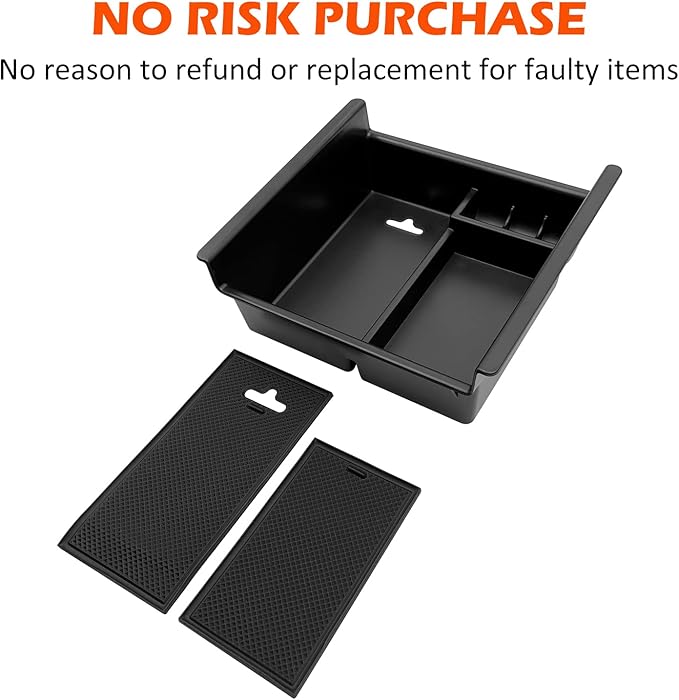 JOJOMARK Compatible with Toyota 4Runner Accessories Center Console Tray Organizer Armrest Box Storage Fit for 4Runner 2010-2019 2020 2021 2022 2023 2024 (Console Organizer)