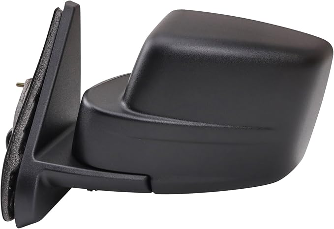 TRQ 2 Piece Driver and Passenger Side Mirror Assembly Set Electric Adjustment Heated No Memory Textured Compatible with 2007-