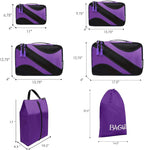BAGAIL 6 Set Packing Cubes,Travel Luggage Packing Organizers