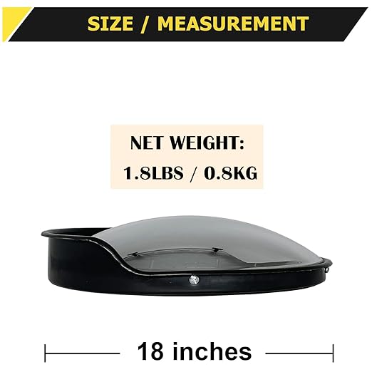 18" Convex Mirror Outdoor, 2 Pack Security Mirror for Driveway, Garage, Warehouse, Blind Spot, and Office, 18 Inch Traffic Security Safety Covex Mirrors
