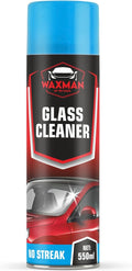 Car Glass Cleaner Foam – Windshield Cleaner & Car Window Cleaner Spray 18.6 oz – Aerosol No-Streak Foam for Crystal Clear Shi