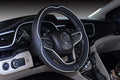 Mayco Bell 2019 New Microfiber Leather Car Extra Large Steering Wheel Cover for Big Trucks (17.5-18'', White)