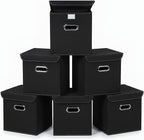 Closet Organizers Fabric Storage Bins With Lids Collapsible Cube Storage Organizer Basket With Handles,Storage Boxes for Clot