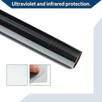 Car Window Tint Film Window Privacy Film Car Carbon 2 PLY PET 24.61 ft x 23.62 Inch 1 Pc Gray VLT 70% IRR 20% UVR 40%
