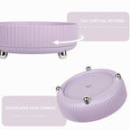 Anyoifax Makeup Perfume Organizer Tray 360 Degree Rotating Lazy Susan Skincare Lotion Organizer Spinning Cosmetics Storage fo