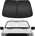 ARISMOTOR Windshield Sun Shade for Ford F-150 F150 2021-2025 2026, Custom Fit Foldable Front Window Sunshade Sun Visor Protector, Block UV Rays Keep Your Car Cooler