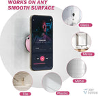 JOYTUTUS Shower Phone Holder, Reusable Suction Cup Phone Mount for Shower, Mirror, Kitchen, Window & Bathroom, Shower Phone Mount Compatible with iPhone 16, 15, 14, 13, 12 & All Phones,Pink,1 Pack