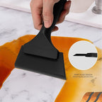 EHDIS Window Tint Tool Mini Quarter Window Squeegee Small Rubber Scraper Kit for Front Windows Rear Glass Shower Cleaning, Auto Car Glass Film Installation
