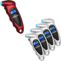 AstroAI Digital Tire Pressure Gauge 0-150PSI（Accurate in 0.1 Increments），4 Units for Car Truck Bicycle with Backlight LCD and Presta Valve Adaptor