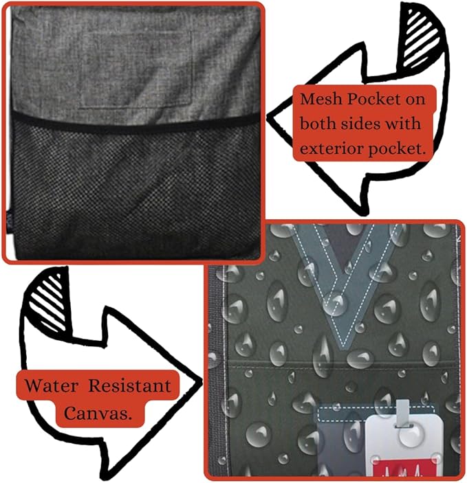 NGIL Extra Large Utility Tote Reusable Grocery Bag Oversized Collapsible for Groceries, Storage, Picnic, Beach (Nurse Life-gray)