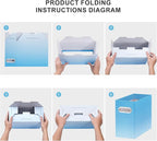 Oterri Cardboard File Organizer Box for Hanging File Folders Letter Size,File Box for Computer Desk,File Cabinet,Working Home