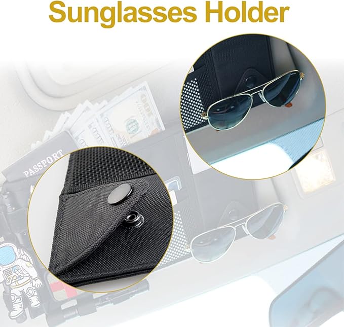 Viperade MOLLE Tactical Car Visor Organizer & Storage Pouch