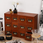 Apothecary Drawers Apothecary Cabinet with Drawers Card Catalog Cabinet Wooden Card Catalog Wooden Storage Box for Desktop Or