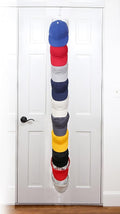 Perfect Curve Hat Organizer Cap Rack FAV | Hat Racks | Hold up to 20 caps | Over Door Organizer for Baseball Hat | Fitted & A