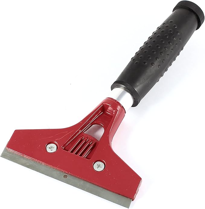 uxcell Car Window Cleaner Anti-Slide Handle Metal Blade Ice Snow Scraper