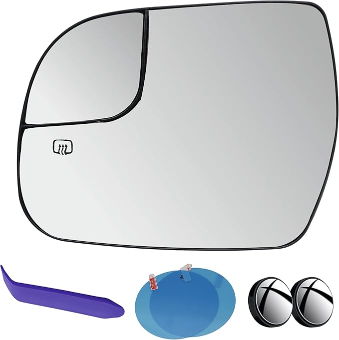 EAP Driver Side Mirror Glass Compatible with Toyota Sienna 2014-2020, Heated 8790608080
