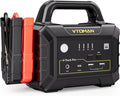VTOMAN V-Truck Pro 8000A Car Battery Jump Starter with 65W Quick Charge, 41600mAh Portable Jump Starter Power Pack for All Gas All Diesel, 12V Jump Box with LED Light, Long Jumper Cables
