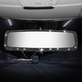 Bling Rhinestone Car Rearview Mirror - Car Accessories Crystal Diamond Decor for Women - Stylish Automotive Interior Accessory (Black)