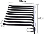 Pull Out Clothes Rail Extendable Pull Out Closet Rod - Wardrobe Pull-Out Trousers Rack, Expandable Wardrobe Rack 9 Trouser Wa