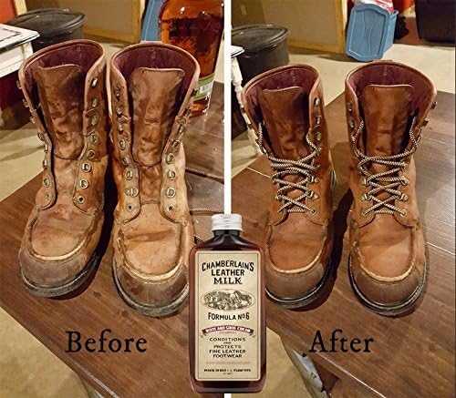 Leather Milk Leather Boot & Shoe Conditioner and Cleaner - No. 6 - All-Natural, Non-Toxic Shoe Care Cream Made in The USA. 2 