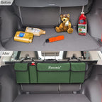 Car Trunk Organizer and Storage, Backseat Hanging Organizer for SUV, Truck, MPV, Waterproof, Collapsible Cargo Storage Bag