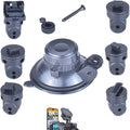 Replacement Dash Cam Mount, Suitable for Rove R2-4K, R2-4K PRO and R2-4K Dual Dash Cams, with 6pcs 360 Rotating Joints Windshield Suction Cup Mounting Bracket Dash Camera Accessory Part