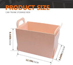 Felt Car Trunk Organizer, Foldable Vehicle Storage Box, Large Capacity Multi-Purpose Automotive Interior Accessories for Cars, S