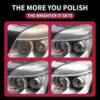 Car Headlight Restoration Kit- 2-in-1 Headlight Cleaner & Coating Agent, Quickly Removes Yellowing & Oxidation, Improve Night