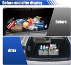Car Trunk Organizer, Large Capacity Oxford Cloth Car Storage Box, Collapsible Multi-Compartment Organization Container,