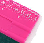 NEWISHTOOL Vinyl Wrap Squeegee for Vinyl, Big Size Wallpaper Smoothing Squeegee, 3 Pack 25CM Decals Squeegee with Ruler & Micro Suede Felt Edge for Sign Making Graphic Window Tint Film Application