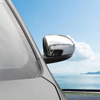 Jimen Compatible with Jeep Cherokee 2014-2023 / Jeep Compass 2017-2023, Side Door Rearview Mirror Cover Trim (Chrome)