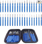 36PCS Terminal Removal Tool Kit, Wire Connector Pin Extraction Tool, Electrical Pin Removal Tool Set, Car Terminal Release To