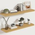 Vivelove 10" Deep Floating Shelves with Invisible Brackets, 30" Wall Shelves for Bathroom Bedroom Kitchen Living Room Laundry