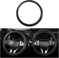 Car Steering Wheel Cover, Microfiber Breathable Ice Silk Leather Steering Wheel Cover Soft Anti-Slip Safety, 15inch Four Seas