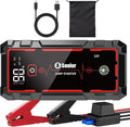 5000A Jump Starter Car Battery Jumper Starter Portable with Jumper Cable, Quick Charge Power Bank, 3 Modes Flashlight,
