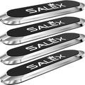 Flat Magnetic Phone Mount 4 Pack. Silver Cell Phone Holder for Car Dashboard, Wall, Truck. Universal Stick on iPad Wall Magnet Mount Kit for Tablets, Smartphones. Compatible with iPad, Tab, Note
