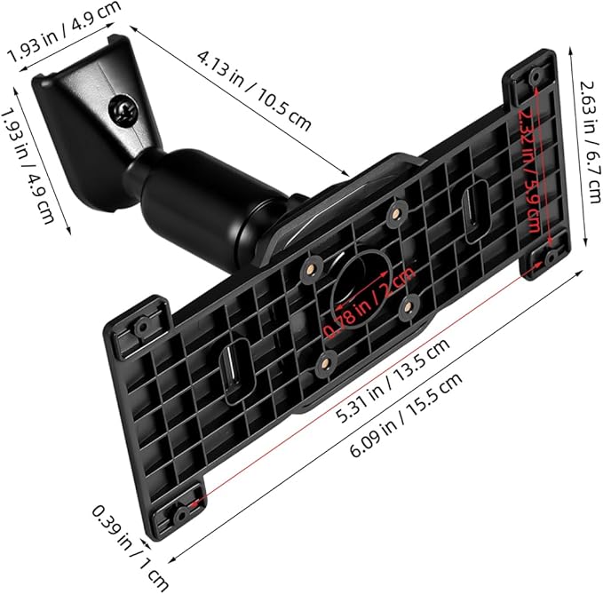 Dash Cam Mirror Mount Bracket, Rear View Mirror Back Plate Panel Kit, Car Rear View Camera Mount for 5. 5" - 12" Rearview Mirror Dash Cams