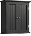 ChooChoo Bathroom Wall Cabinet, Over The Toilet Space Saver Storage Cabinet, Medicine Cabinet with 2 Door and Adjustable Shel