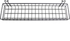 Kaforise Hanging Basket for Wire Wall Grid Panel, Multi-Function Wall Storage and Display Basket, Medium Size, Black Painted