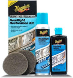 Meguiar's Two Step Car Headlight Restoration Kit, Headlight Cleaner Restores Clear Car Plastic and Protects from Re-Oxidation