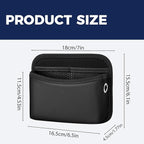 Car Seat Side Storage Pocket, PU Leather Car Console Organizer Pocket, Multifunctional Console Side Organizer Bag Suitable for Storing Mobile Phones Keys and Wallets