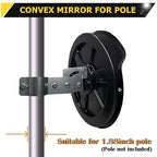 18" Convex Mirror Outdoor, 2 Pack Security Mirror for Driveway, Garage, Warehouse, Blind Spot, and Office, 18 Inch Traffic Security Safety Covex Mirrors