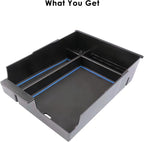 for 2024 Hyundai Palisade Center Console Organizer Tray for 2023-2025 Palisade SE/SEL/XRT/Limited/Calligraphy Armrest Box Secondary Storage Glove Box Insert Accessories (23-25 Palisade Blue Trim)