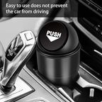 Cup Holder Trash can for car with Lid, Mini Garbage Cans for Back seat Leakproof Vehicle Automotive Cup Holder Car trashcan, Small Trash Bin for Automotive Office Home Kitchen (CARH1347A)