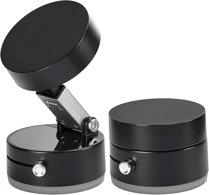 JOYTUTUS Shower Phone Holder, Reusable Suction Cup Phone Mount for Shower, Mirror, Kitchen, Window & Bathroom, Shower Phone Mount Compatible with iPhone 16, 15, 14, 13, 12 & All Phones,Black,2 Pack